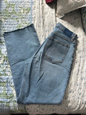 Abercrombie & Fitch Light Wash Straight Leg Jeans